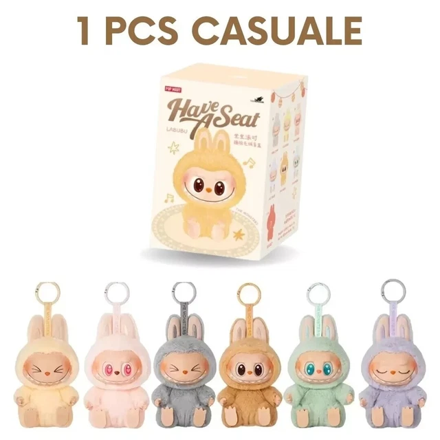 Peluche Portachiavi LA BUBU Have A Seat – 16cm – Collezione SDCC 2025