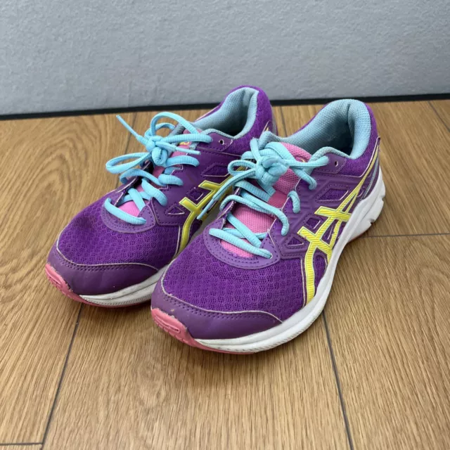 ASICS Youth Girl's Jolt 3 PS Orchid Sour Yuzu Athletic Shoes Sizes 4.5Y EU 37