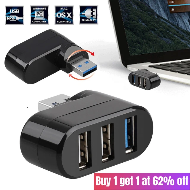 Pc Multi Usb HIGH SPEED 3 Port USB 2.0 Multi HUB Splitter Expansion Desktop PC ...