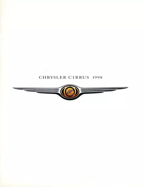 Chrysler Cirrus Prospekt 1998 USA brochure  prospectus catalogue catalog folleto