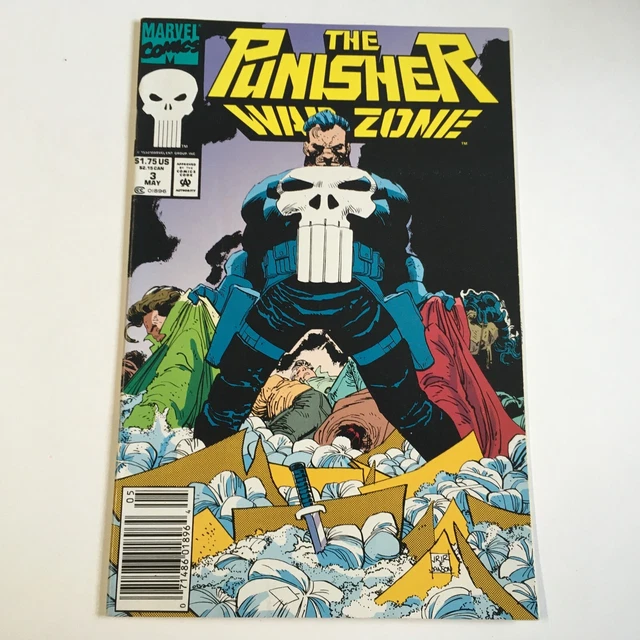 The Punisher War Zone #3 Marvel Comics VF/NM 1992 Newsstand Romita Jr