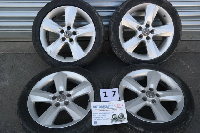 Set Cerchi In Lega Completi Di Gomme Opel Meriva B 2010 225X45X17