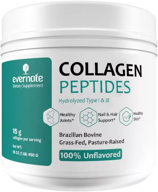 Collagen Peptides Powder, Hydrolyzed, Non-GMO, Keto & Paleo Friendly