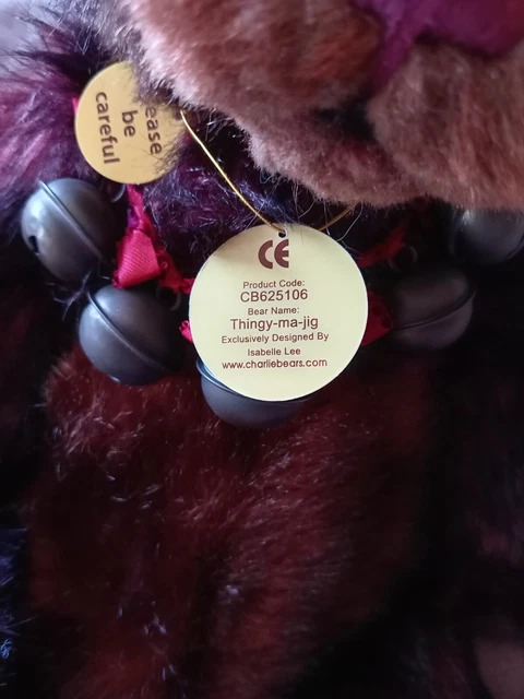 Duo Ours Choccy Biccy et Currant Bun - Charlie Bears Peluche