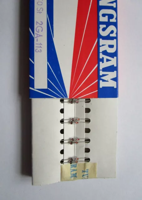 10 x GA113/ AA113 paired germanium diodes TUNGRAM
