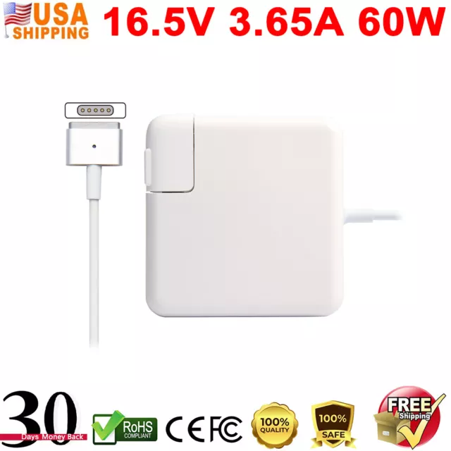 For Apple Macbook Pro 13" 2013 2015 AC Power Adapter Battery Charger 60W 2014