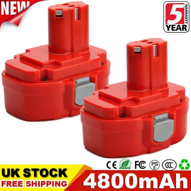 2X 4800mAh Battery for Makita PA18 1822 1823 1834 1835 8391D 18V Cordless Drill!