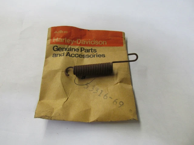 NOS Harley-Davidson Bagagli Trasportatore Molla OEM 53316-69 Cupola Testa AMF