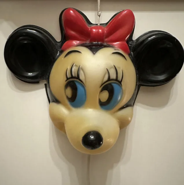 ¡DE COLECCIÓN! Lámpara de pared Minnie Mouse * 1950/60 * Rareza * Pieza de colección