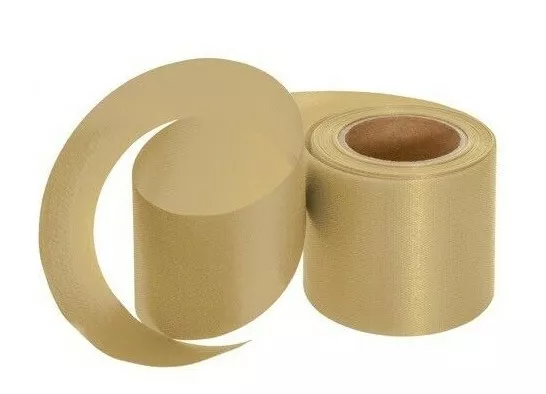 2 x WEDDING CAR RIBBON Gold waterproof decorations bows 5cm wide x 10m long roll