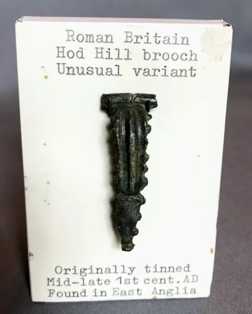 Roman British Bronze Brooch, Rare Type, PUBLISHED, Hattatt Collection 50-100 AD