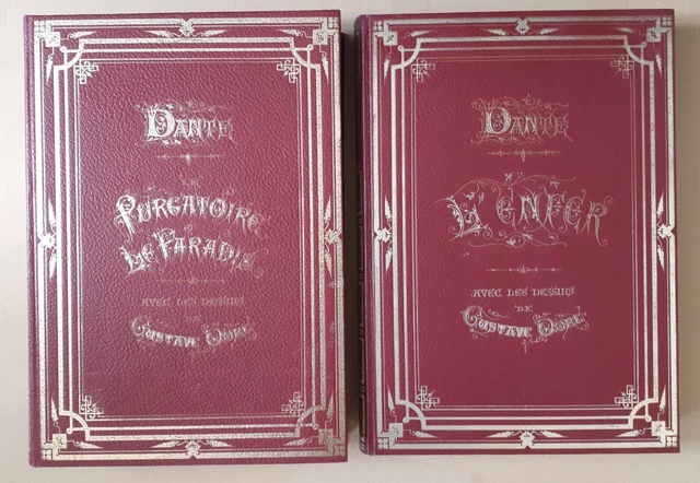 LA DIVINE COMÉDIE Dante Alighieri Gustave Doré deux tomes Lidis 1969