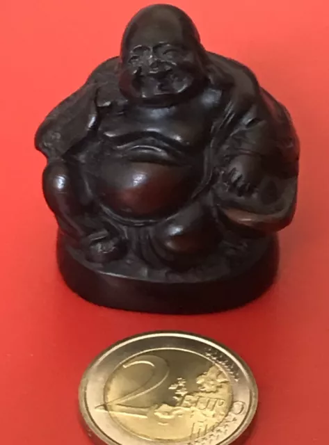 NETSUKE SAMURAI BUDDAH aus Kunststoff # Sammlungsauflösung # 004 2