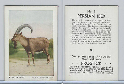 F55 Frostick, Animal Cards, 1933, #6 Per. Ibex