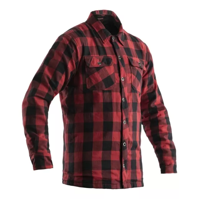 Hemd Jacke Motorrad RST X kevlar Lumberjack Textil - Rot