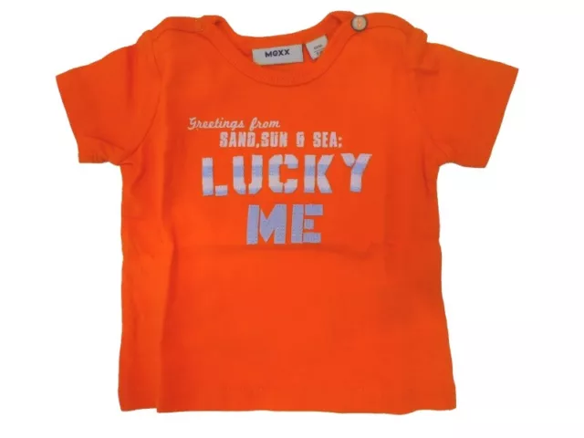 Mexx Boys Baby T-Shirt Orange Size 56 - 68