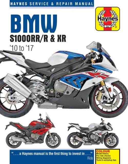 S1000RR/R XR 10-17 Revue technique Haynes BMW Anglais Etat - NEUVE PORT Reduit