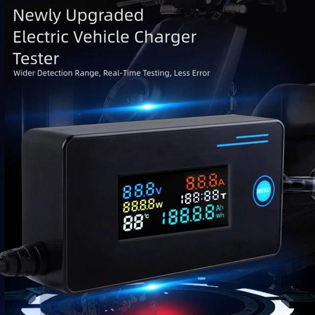 Voltmètre Numérique DC Ampèremètre 6-200V 0-20A Moniteur Énergie Avec Rétroéclairage - Compteur Consommation Batterie