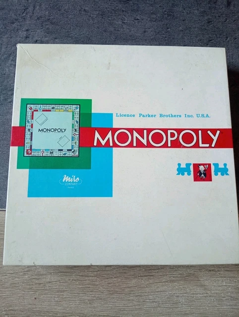 Monopoly Vintage Miro - Jeu De Société Complet - Pions Rares - Collection