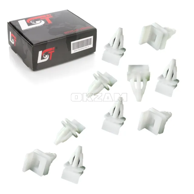 10x Side Skirts Mounting Clips for Honda