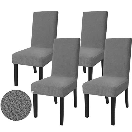 Chair Covers for Dining Room 4 Pack Dining Chair Slipcovers Set of 4 Stretch