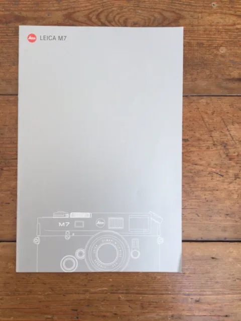 Leica M7 Camera Catalogue Brochure