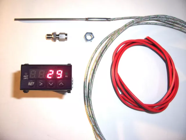 RSR Abgastemperatur Anzeige SET 3m digital EGT Gauge 16V VR6 Turbo 1,8T C20LET