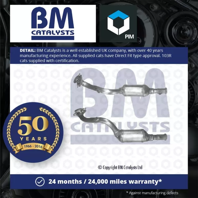 Catalytic Converter Type Approved + Fitting Kit BM91924HK BM Catalysts Quality