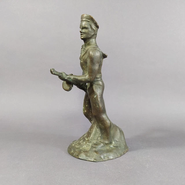 Statua URSS Busto russo SOLDATO WWII Originale sovietico STALINGRAD...