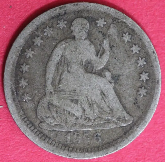 1856 P Seated Liberty Half Dime Exact Coin Shown Silver Free Shipping OCE 40