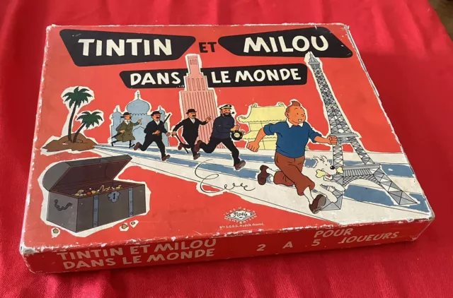 TINTIN - JEU de société "Tintin et Milou dans le Monde" - Jeux Noël