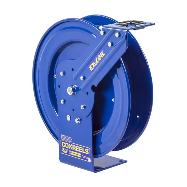 Carrete de manguera de aire Cox azul | bobina EZ | para manguera de 3/8" 50 pies