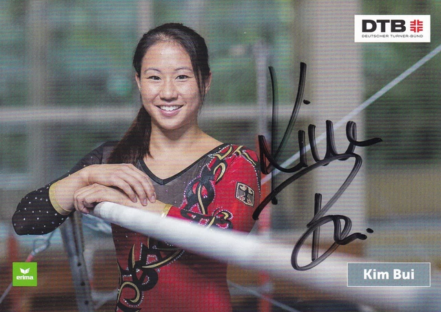 Kim BUI - Deutschland, Bronze EM 2022 Turnen, Original-Autogramm!