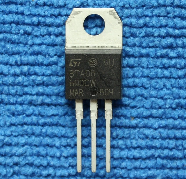 10 PIEZAS CIRCUITO Integrado BTA08-600CW3G BTA08-600CW IC TO-220 #W5 ...