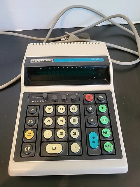 電卓 東芝 BC-1414 1970年代 電卓 東芝 BC-1414 1970年代 CALCULATOR TOSHIBA BC-1414; 1970s
