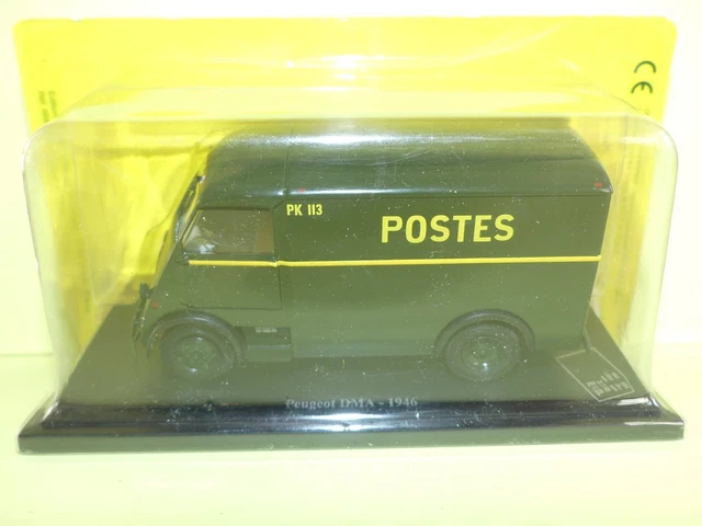 PEUGEOT DMA 1946 PTT LA POSTE UNIVERSAL HOBBIES ATLAS 1:43 blister