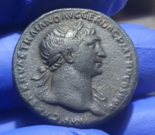 Roman Empire.trajano (98-117).As.roma.. Spqr Optimo Principi / Sc.