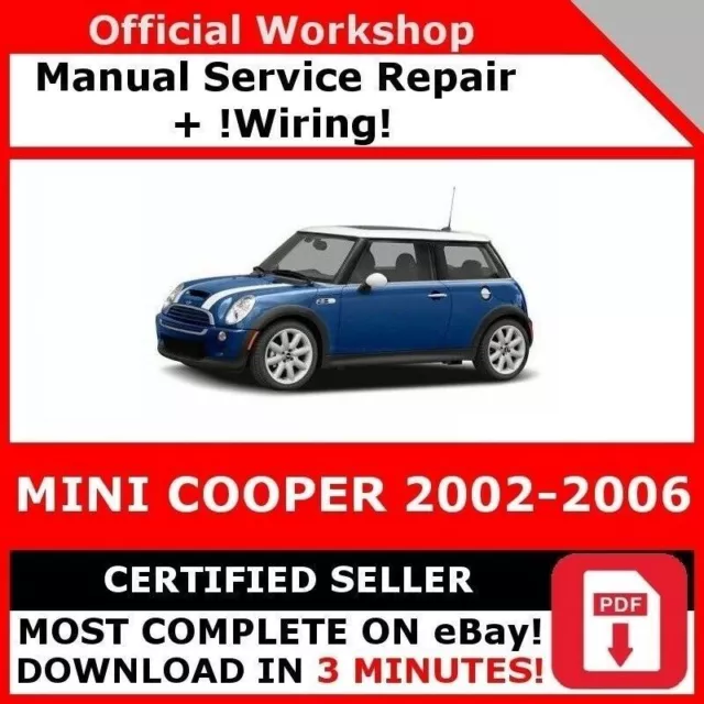 Factory Workshop Service Repair Manual Mini Cooper 2002-2006 +Wiring