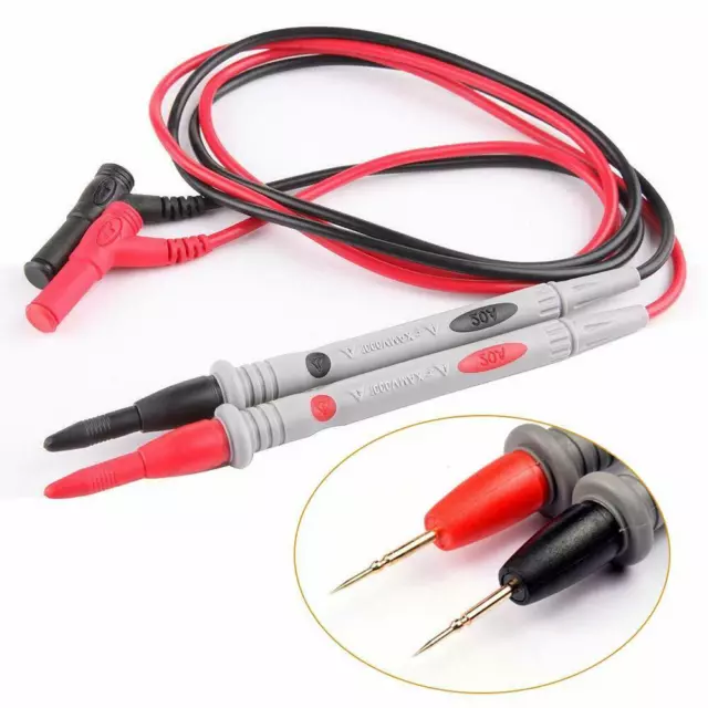 Multimeter Test Leads Fit For Fluke Meter Electrical Alligator Probes 1000V 20A