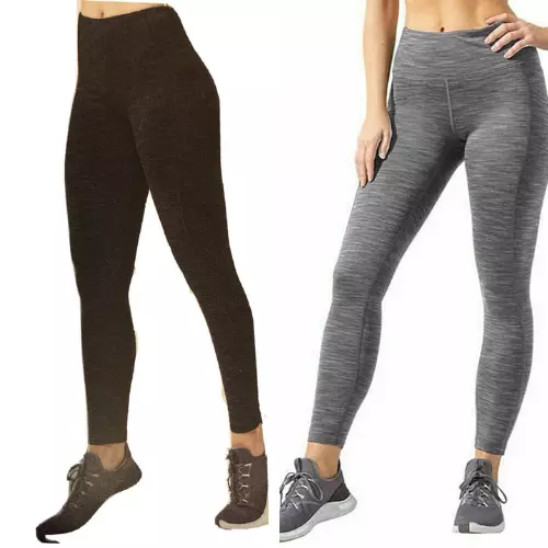 MONDETTA WOMEN'S ACTIVE High Waisted Leggings Comfort Side Pockets Style  1428002 $15.21 - PicClick