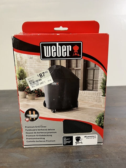 Weber 7173 Summit Premium Charcoal Grill Cover New In Box