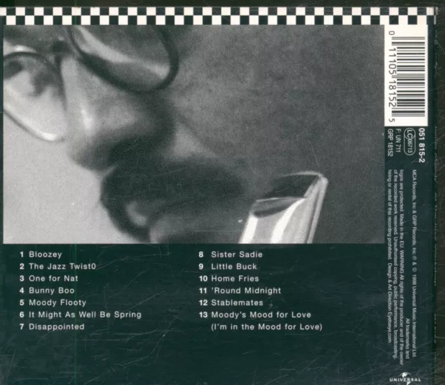 James Moody At the Jazz Workshop CD Europe Chess with booklet in tri-fold 2