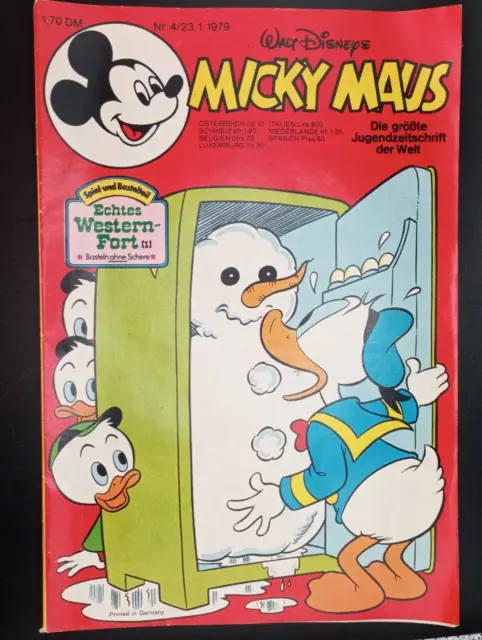 Micky Maus comic Heft 1979 Walt Disney Mickey Mouse comic Heft sehr selten