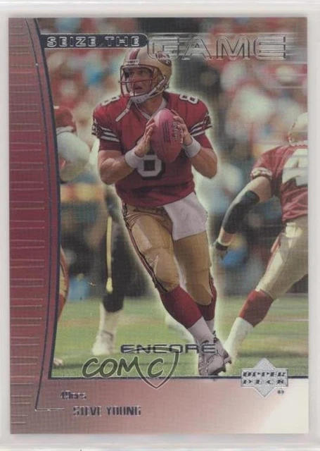 1999 Upper Deck Encore Seize the Game Steve Young #SG27 HOF