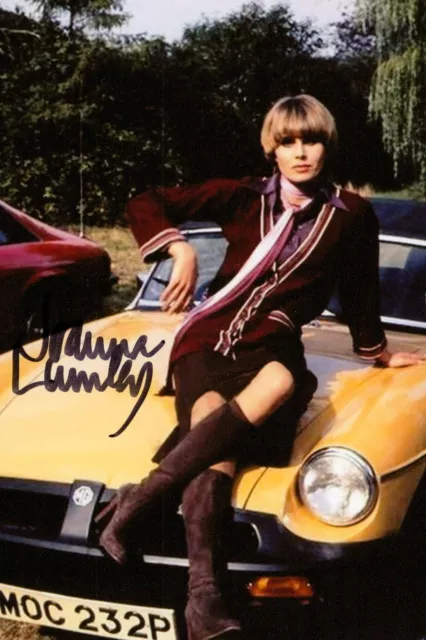 Joanna Lumley Signed 6x4 Photo New Avengers Absolutely Fabulous Autograph + COA