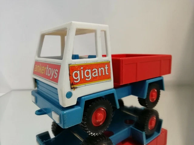Camion Grumier (porte-bois) En Plastique - DDR, Années 1960, échelle 1:60, Bon état