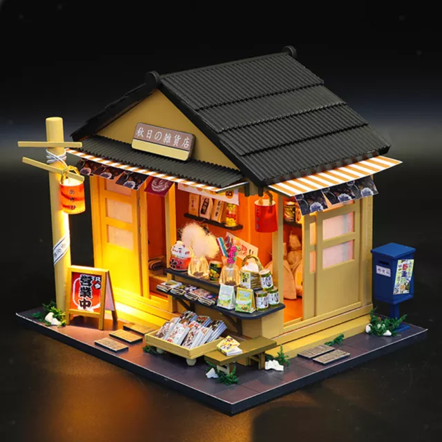 Kit DIY Dollhouse Maisons de Poupées Miniatures Mini Maison en Bois Décoration