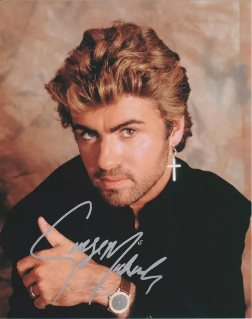 GEORGE MICHAEL Autographed Signed 8x10 photo *REPRINT*