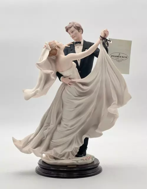 Giuseppe Armani True Love Florence Sculture d'Arte Wedding 12.5" Figurine Signed