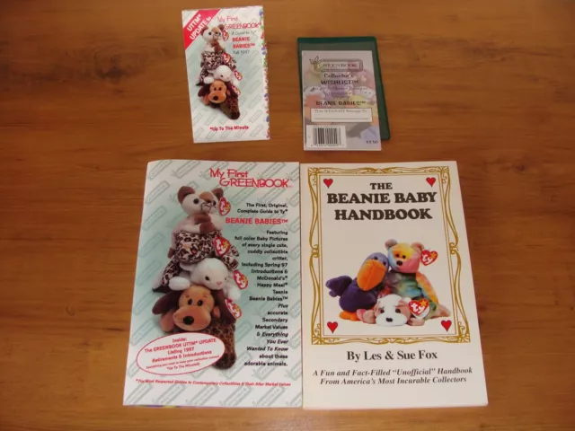 The Beanie Baby Handbook & The First Original Greenbook  Guide To Beanie Babies